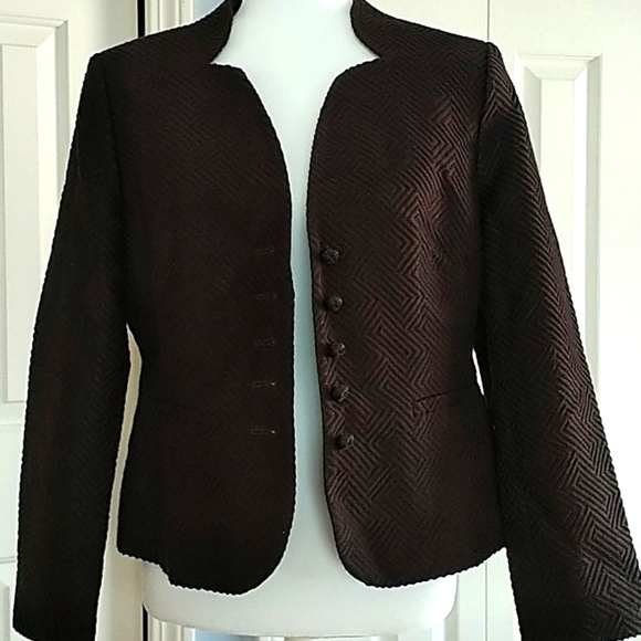 Talbots Petite, Brown Blazer, SZ 10P - Picture 1 of 13